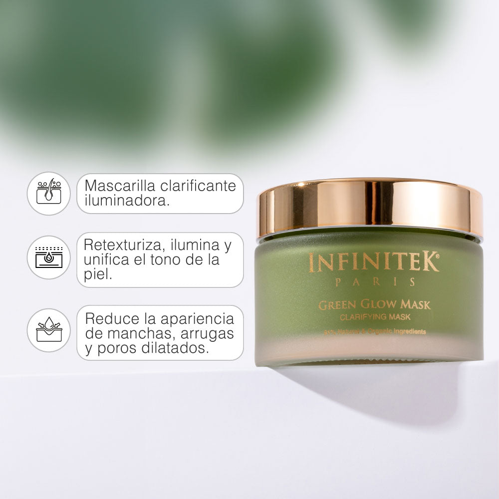 Mascarilla Green Glow AHA+BHA+CBD